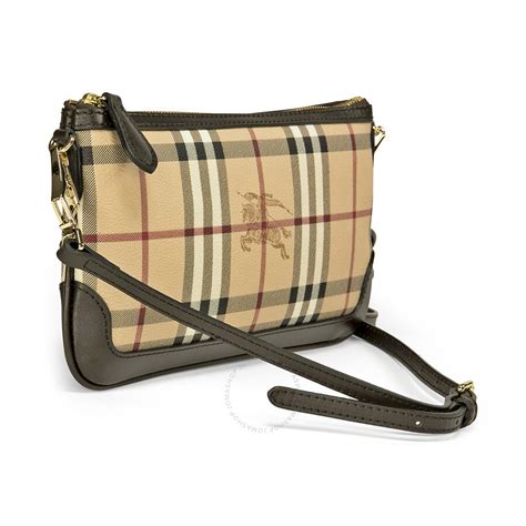 Burberry Peyton Haymarket Check Clutch Wristlet 